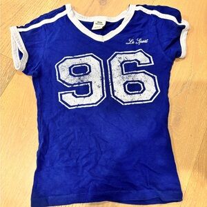 Urban Outfitters Blue and White tshirt